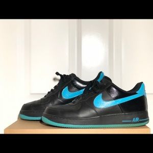 Nike Air Force 1 Black and Blue Limited Edition